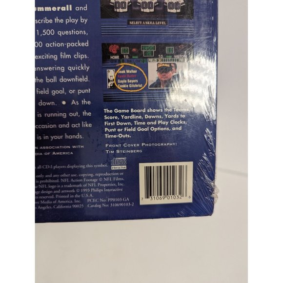NFL Football Trivia Challenge Game Interactive Compact Disc Phillips CD-I CapDis - Picture 4 of 6